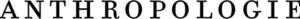 The Anthropologie logo in monochrome