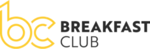 The Breakfast Club logo in monochrome