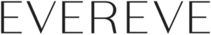 The Evereve logo in monochrome