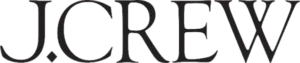 The J.Crew logo in monochrome