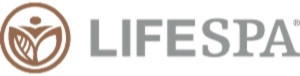 The Lifespa logo in monochrome