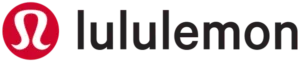 The lululemon logo in monochrome