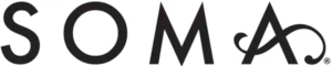 The Soma logo in monochrome