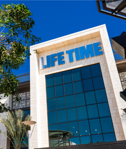Front exterior of Life Time