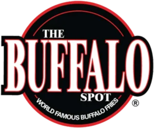 Red and Black Buffalo Spot logo