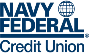 Blue Navy Federal Credit Union Logo with global
