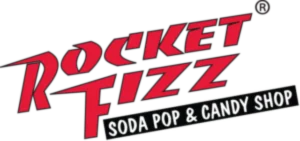 rocket fizz soda pop & candy shop logo