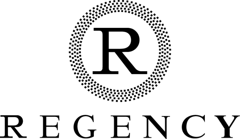 The Regency logo in black.